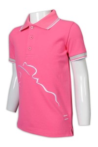 P1204 Order Polo shirts online with contrasting sleeves and collars and a slit at the bottom